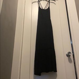 Black maxi dress